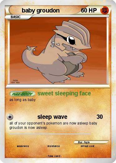Pokemon baby groudon