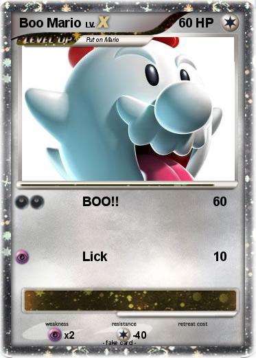 Pokemon Boo Mario