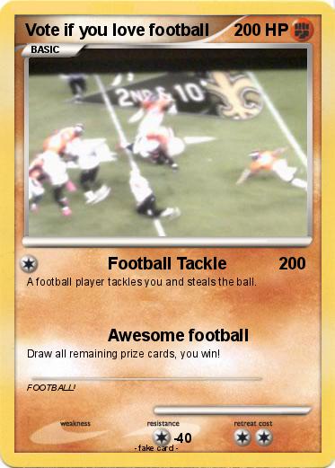 Pokemon Vote if you love football