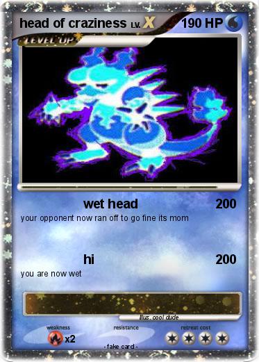 Pokemon head of craziness