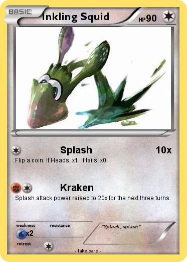 Pokemon Inkling Squid