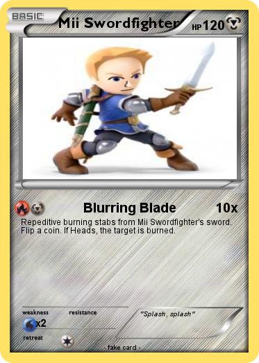 Pokemon Mii Swordfighter