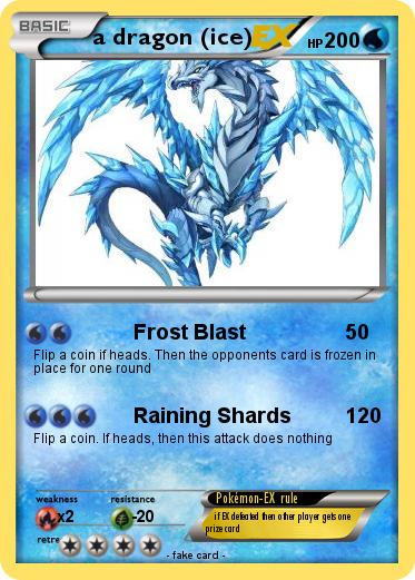 Pokemon a dragon (ice)