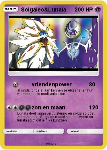 Pokemon Solgaleo&Lunala