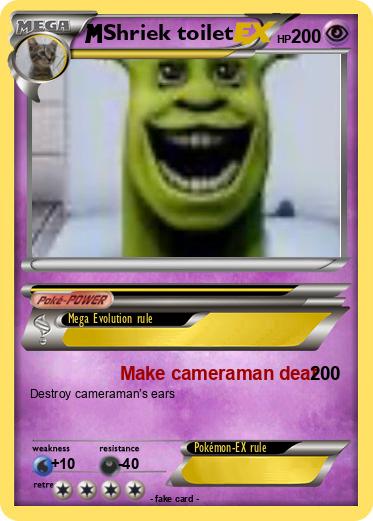 Pokemon Shriek toilet