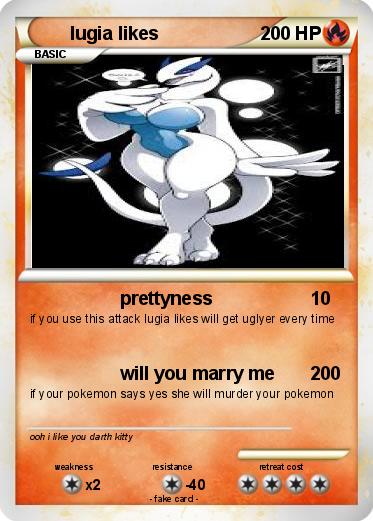 Pokemon lugia likes