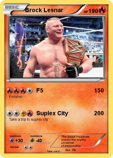Pokemon Brock Lesnar