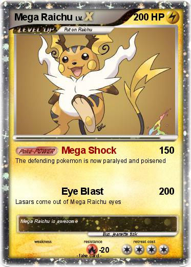 Pokemon Mega Raichu