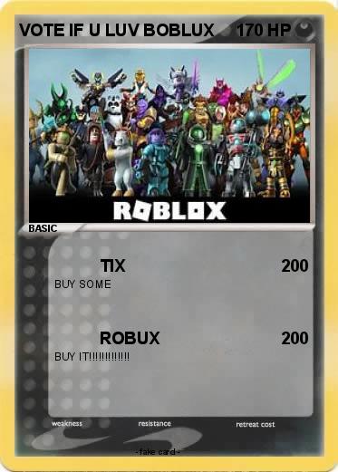 Pokemon VOTE IF U LUV BOBLUX