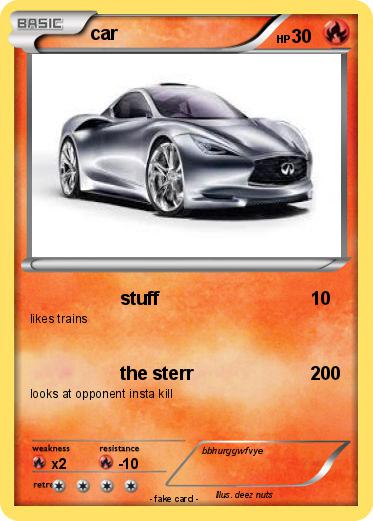 Pokemon car