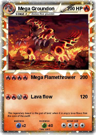 Pokemon Mega Groundon