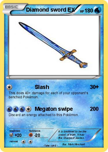 Pokemon Diamond sword EX