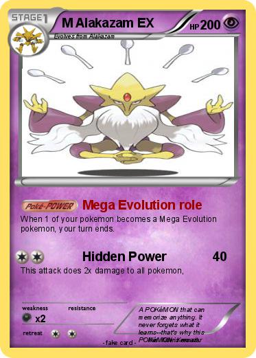 Pokemon M Alakazam EX