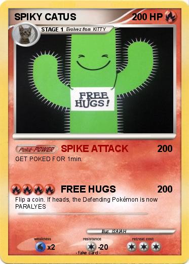 Pokemon SPIKY CATUS