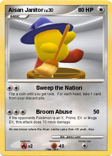 Pokemon Aisan Janitor Pokemon Aisan Janitor
