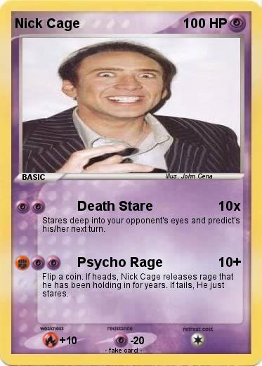 Pokemon Nick Cage