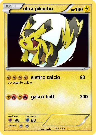 Pokemon ultra pikachu