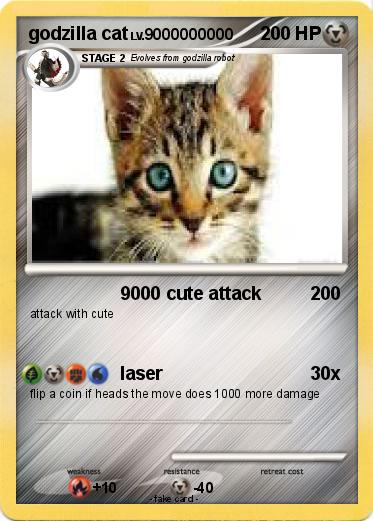 Pokemon godzilla cat