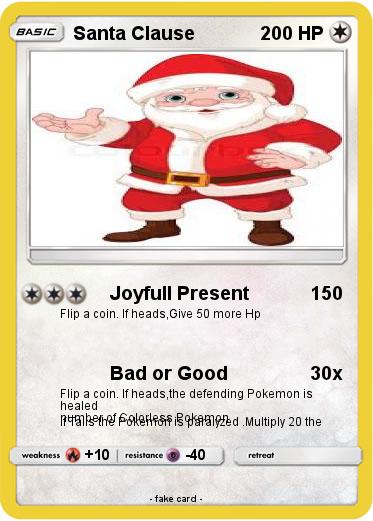 Pokemon Santa Clause