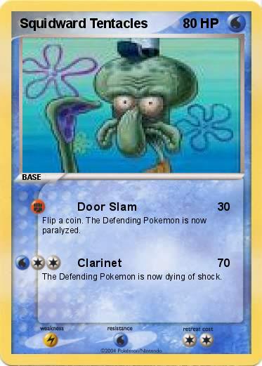Pokemon Squidward Tentacles