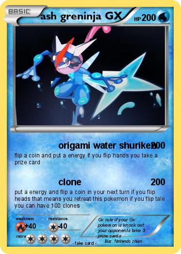 Pokemon ash greninja GX