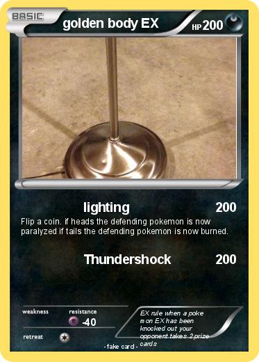 Pokemon golden body EX