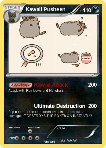 Pokemon Kawaii Pusheen