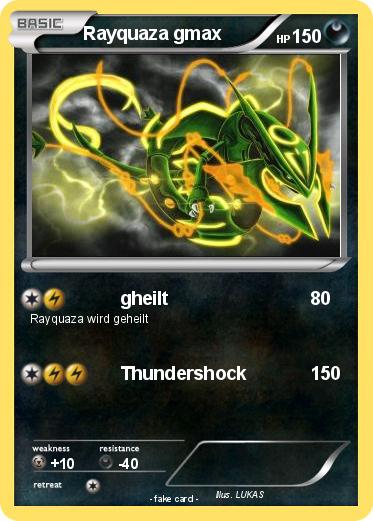 Pokemon Rayquaza gmax