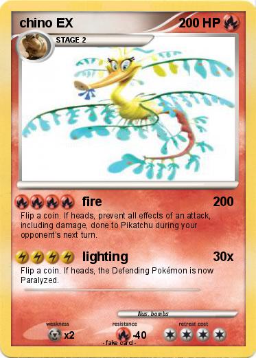 Pokemon chino EX