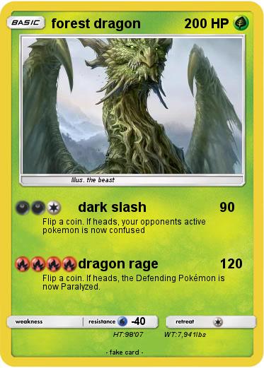 Pokemon forest dragon