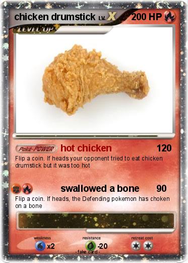 Pokemon chicken drumstick