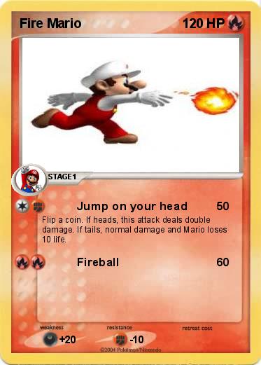 Pokemon Fire Mario