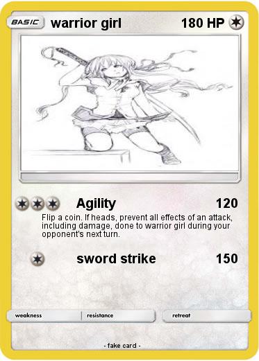 Pokemon warrior girl