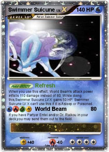 Pokemon Swimmer Suicune