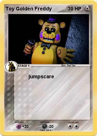 Pokemon Toy Golden Freddy