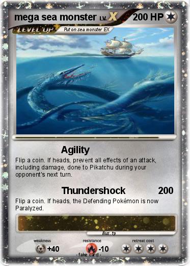 Pokemon mega sea monster