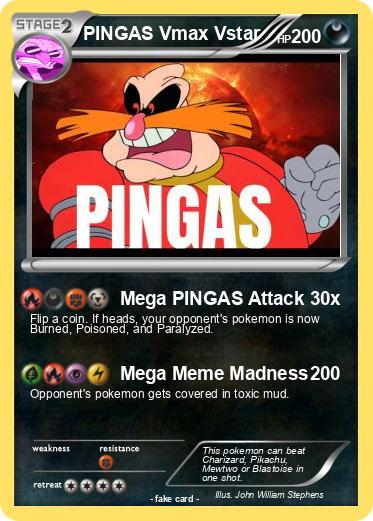 Pokemon PINGAS Vmax Vstar