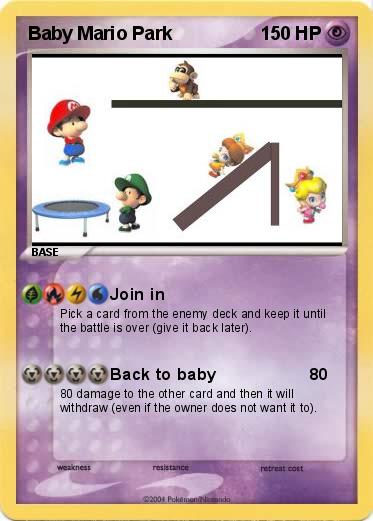 Pokemon Baby Mario Park