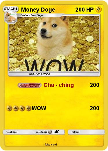 Pokemon Money Doge