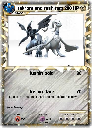 Pokemon zekrom and reshiram