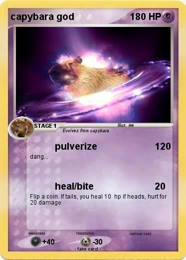 Pokemon capybara god
