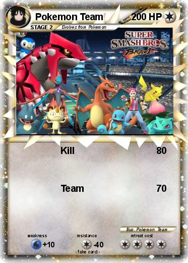 Pokemon Pokemon Team