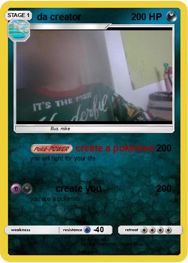 Pokemon da creator