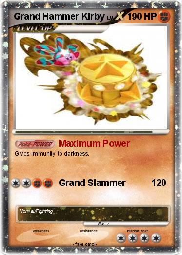 Pokemon Grand Hammer Kirby