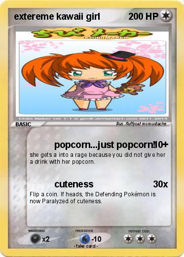 Pokemon extereme kawaii girl