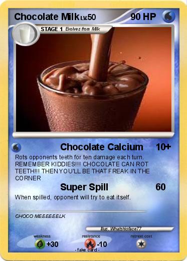 Pokemon Chocolate Milk