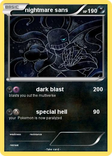 Pokemon nightmare sans