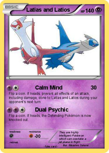 Pokemon Latias and Latios