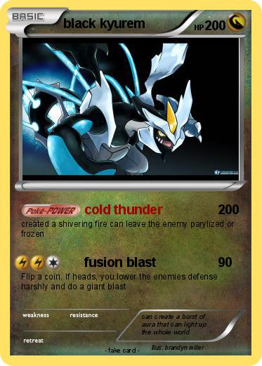 Pokemon black kyurem