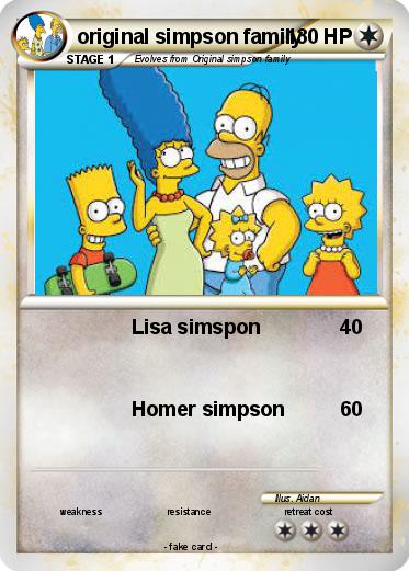 Pokemon original simpson family